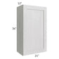 RTA Heather Grey Shaker 21" x 36" Wall Cabinet