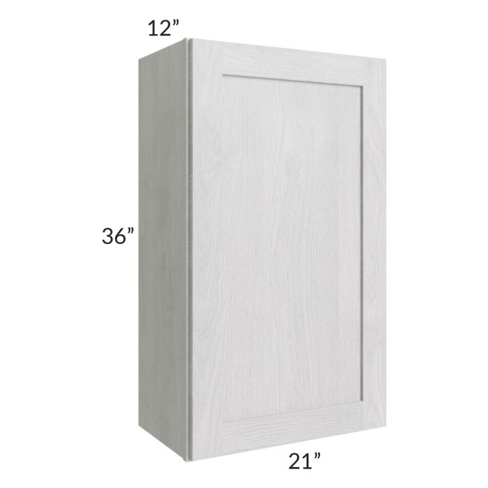 RTA Heather Grey Shaker 21" x 36" Wall Cabinet