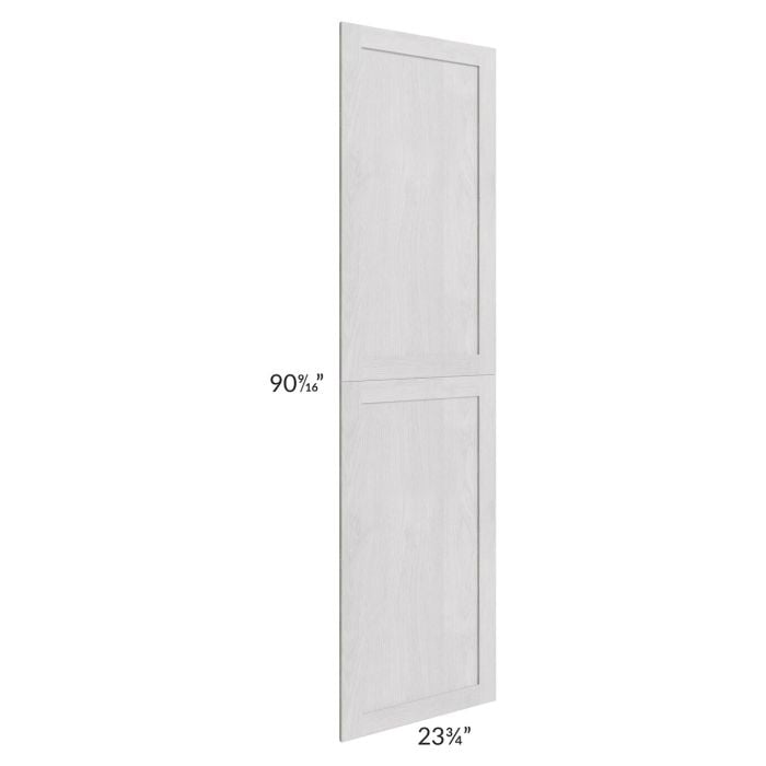 RTA Heather Grey Shaker 24" x 96" Decorative Panel for a 24" x 96" Wall Pantry