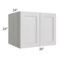 RTA Heather Grey Shaker 30" x 24" x 24" Wall Cabinet