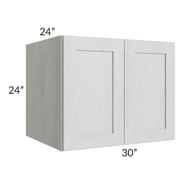 RTA Heather Grey Shaker 30" x 24" x 24" Wall Cabinet