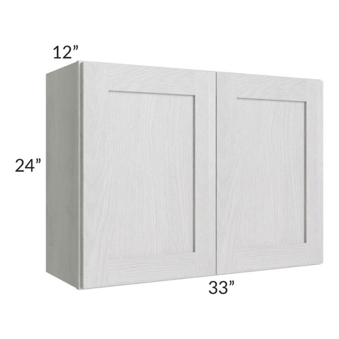 RTA Heather Grey Shaker 33" x 24" Wall Cabinet