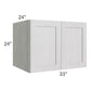 RTA Heather Grey Shaker 33" x 24" x 24" Wall Cabinet