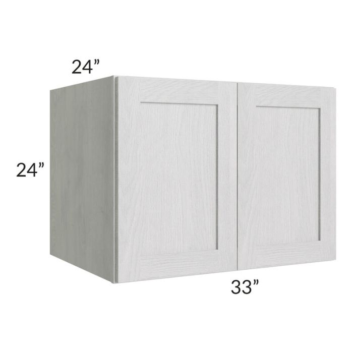RTA Heather Grey Shaker 33" x 24" x 24" Wall Cabinet
