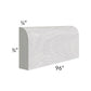 RTA Heather Grey Shaker 96" Scribe Molding - Cut Molding into a 5ft and 3 ft Section
