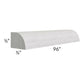 RTA Heather Grey Shaker 96" Shoe Molding - Cut Molding into a 5ft and 3 ft Section