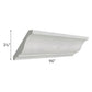 RTA Heather Grey Shaker Crown Molding - Cut Molding into a 5ft and 3 ft Section