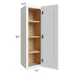 RTA Lakewood White 12" x 42" Wall Cabinet