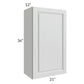 RTA Lakewood White 21" x 36" Wall Cabinet