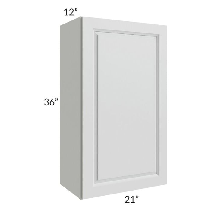 RTA Lakewood White 21" x 36" Wall Cabinet
