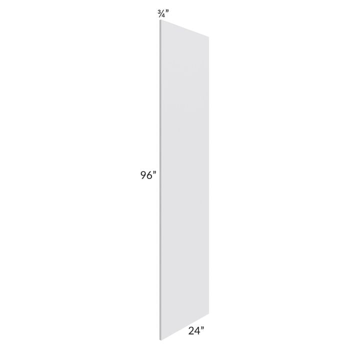 RTA Lakewood White 24" x 96" Finished Panel (3/4" Thick)