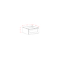 RTA Lakewood White 30" 1-Drawer Base Cabinet