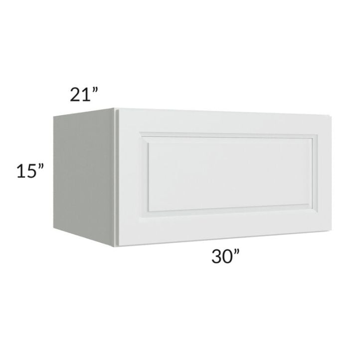 RTA Lakewood White 30" 1-Drawer Base Cabinet
