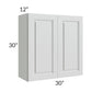 RTA Lakewood White 30" x 30" Wall Cabinet