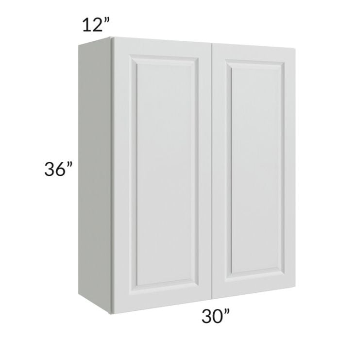 RTA Lakewood White 30" x 36" Wall Cabinet