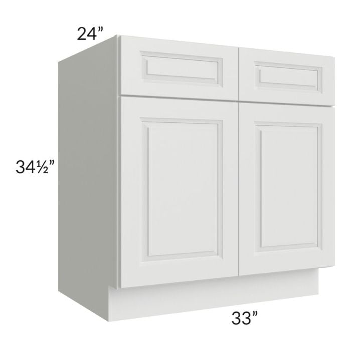 RTA Lakewood White 33" Base Cabinet