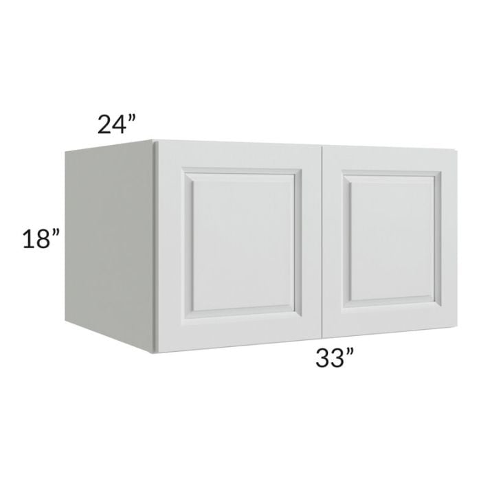 RTA Lakewood White 33" x 18" x 24" Wall Cabinet
