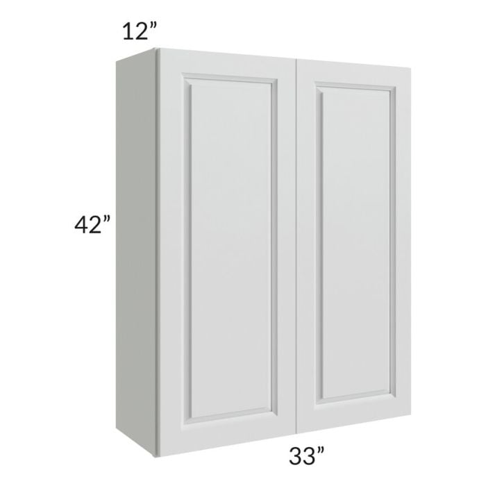 RTA Lakewood White 33" x 42" Wall Cabinet