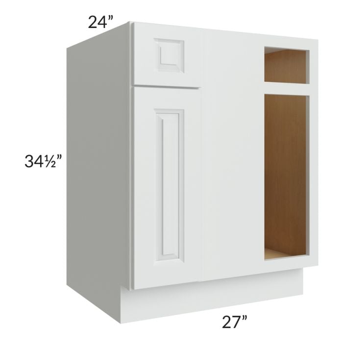 RTA Lakewood White 36" Blind Base Cabinet