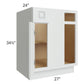 RTA Lakewood White 36" Blind Base Cabinet