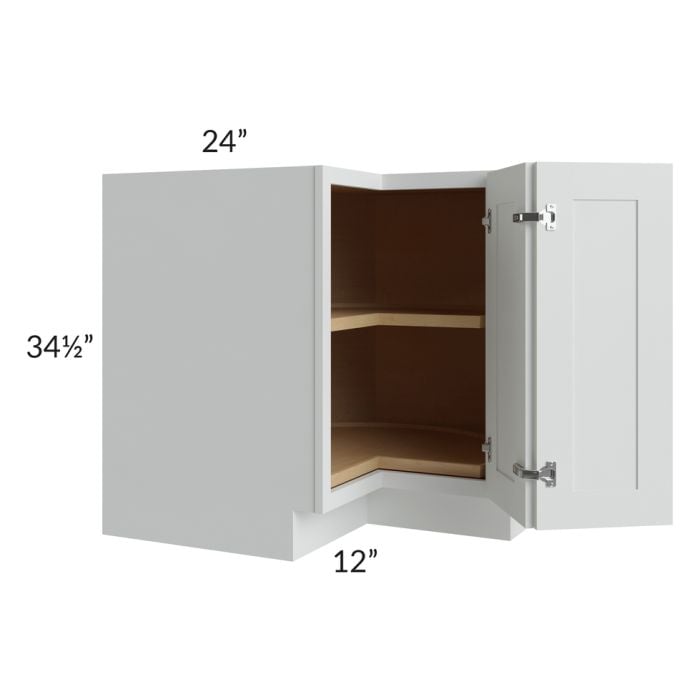 RTA Lakewood White 36" Lazy Susan Base Cabinet
