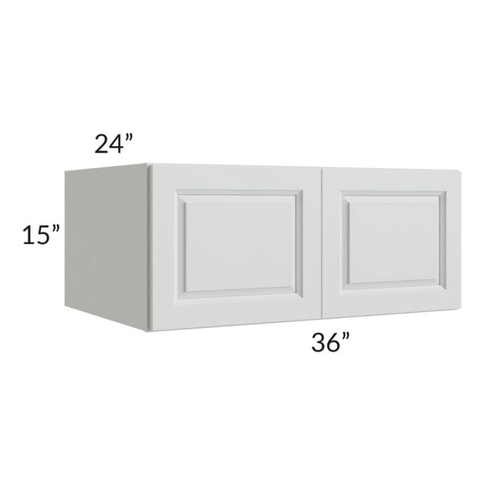 RTA Lakewood White 36" x 15" x 24" Wall Cabinet