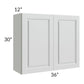 RTA Lakewood White 36" x 30" Wall Cabinet