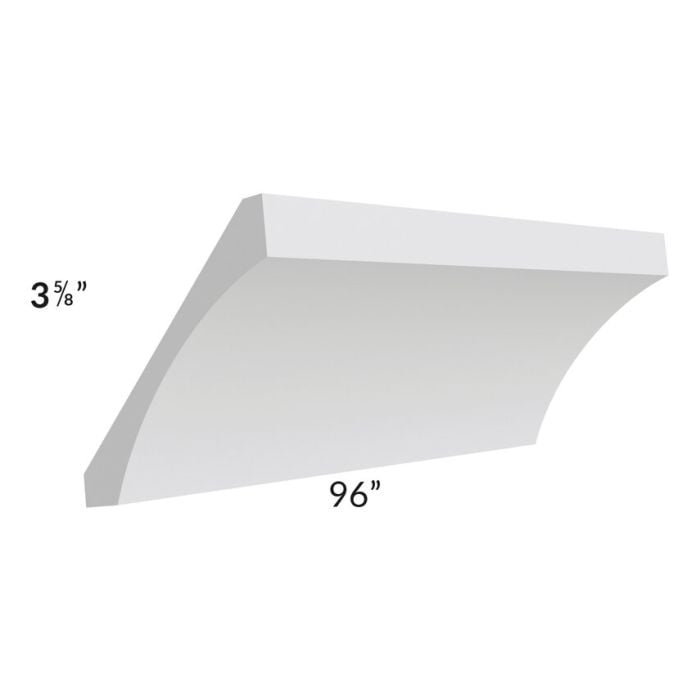 RTA Lakewood White 96" Cove Crown Molding