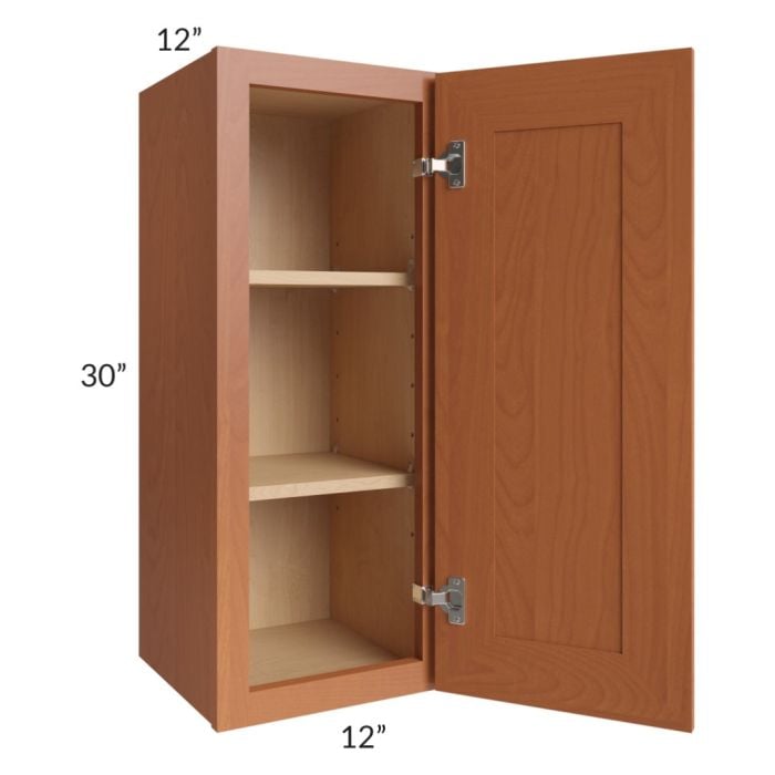 RTA Lexington Cinnamon Glaze 12" x 30" Wall Cabinet