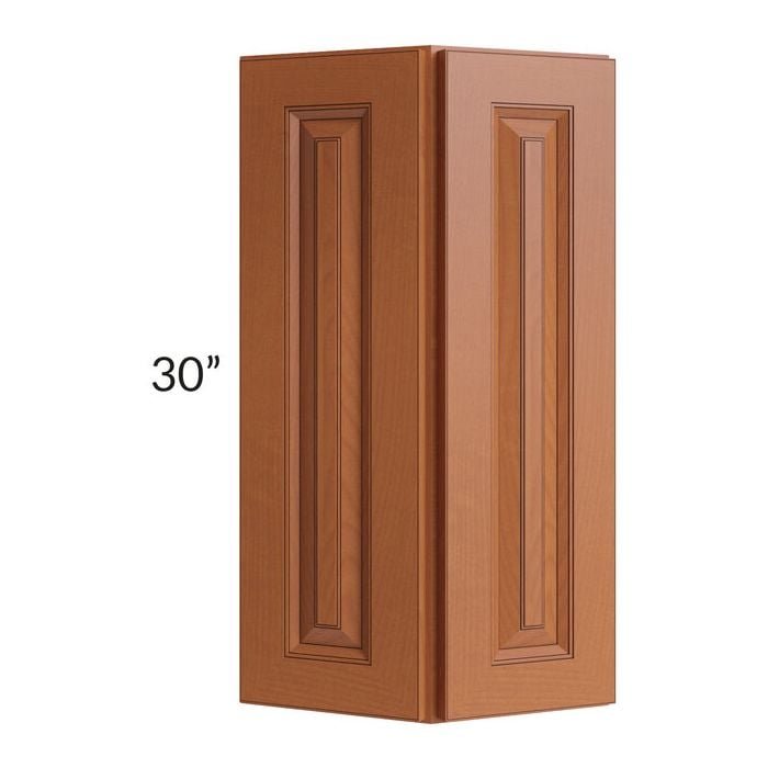 RTA Lexington Cinnamon Glaze 12" x 30" Wall End Cabinet