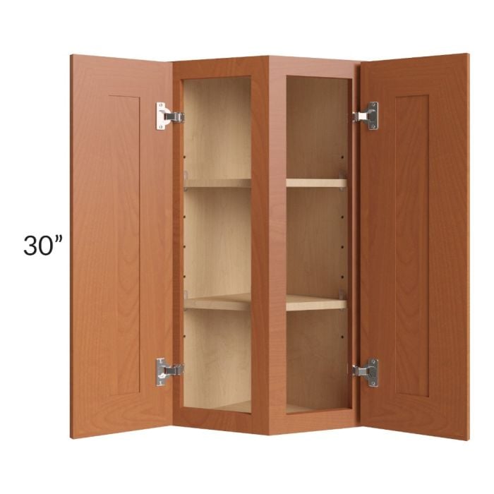 RTA Lexington Cinnamon Glaze 12" x 30" Wall End Cabinet