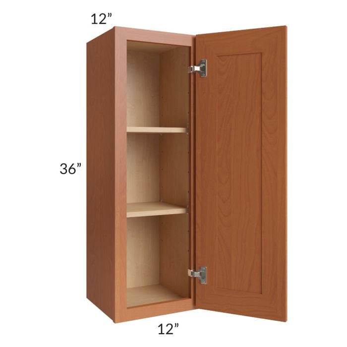 RTA Lexington Cinnamon Glaze 12" x 36" Wall Cabinet