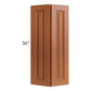 RTA Lexington Cinnamon Glaze 12" x 36" Wall End Cabinet