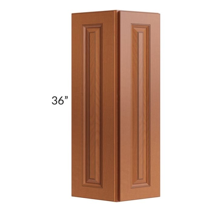 RTA Lexington Cinnamon Glaze 12" x 36" Wall End Cabinet