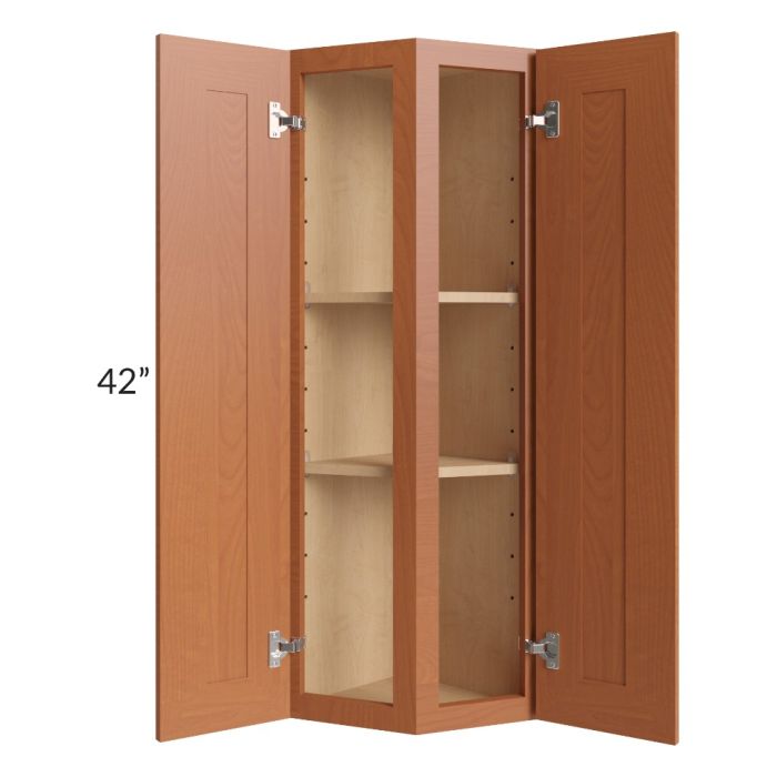 RTA Lexington Cinnamon Glaze 12" x 42" Wall End Cabinet