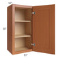 RTA Lexington Cinnamon Glaze 15" x 30" Wall Cabinet with 1 Decorative End Panel