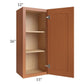RTA Lexington Cinnamon Glaze 15" x 36" Wall Cabinet with 1 Decorative End Panel