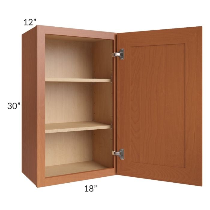 RTA Lexington Cinnamon Glaze 18" x 30" Wall Cabinet