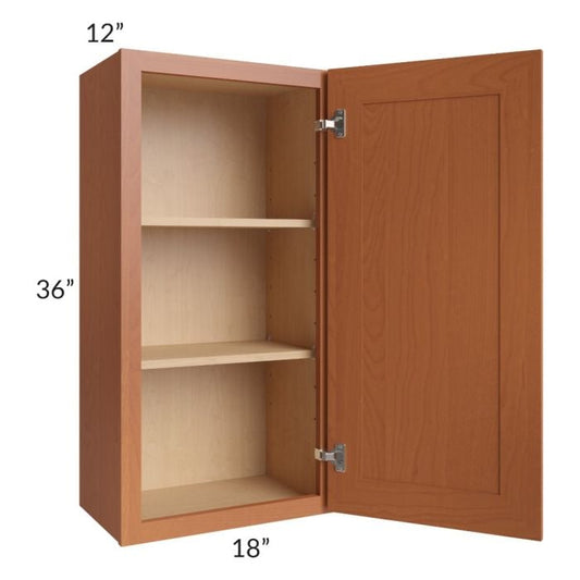 RTA Lexington Cinnamon Glaze 18" x 36" Wall Cabinet