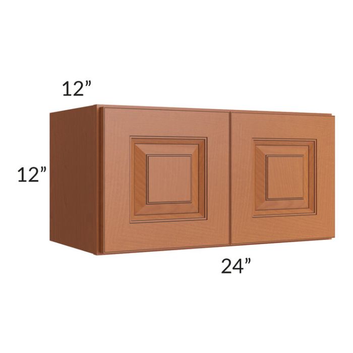 RTA Lexington Cinnamon Glaze 24" x 12" Wall Cabinet