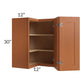 RTA Lexington Cinnamon Glaze 24" x 30" Easy Reach Corner Wall Cabinet