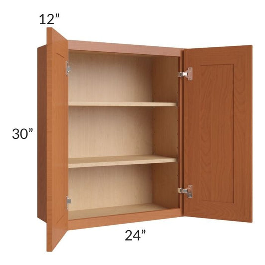 RTA Lexington Cinnamon Glaze 24" x 30" Wall Cabinet