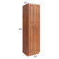 RTA Lexington Cinnamon Glaze 24" x 90" Wall Pantry with 2 Decorative End Panels and 3 Roll Out Trays