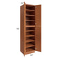 RTA Lexington Cinnamon Glaze 24" x 96" Wall Pantry