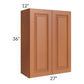 RTA Lexington Cinnamon Glaze 27" x 36" Wall Cabinet