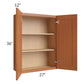 RTA Lexington Cinnamon Glaze 27" x 36" Wall Cabinet