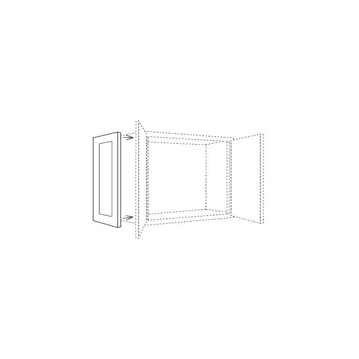 RTA Lexington Cinnamon Glaze 30" Wall Decorative Panel