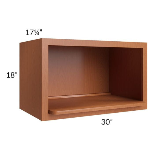RTA Lexington Cinnamon Glaze 30" x 18" Microwave Wall Cabinet