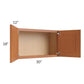 RTA Lexington Cinnamon Glaze 30" x 18" Wall Cabinet