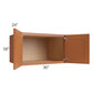 RTA Lexington Cinnamon Glaze 30" x 18" x 24" Wall Cabinet